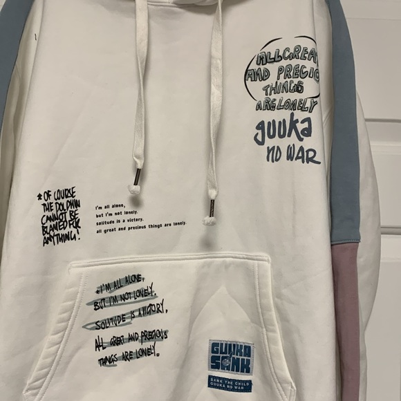 Guuka Original Somewhere in the Guuka Universe No War Sank Planet Hoodie - Picture 6 of 14